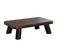 YCCHAH Meubles De Salon Petite Table à thé Traditionnelle Longue en Bois de Paulownia, Meubles asiatiques, Basse for Chambre Tables D'appoint Salon(L)