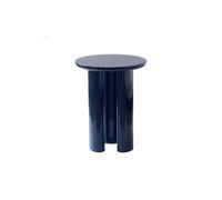 YCCHAH Meubles De Salon Table Basse Ronde en Bois Massif, Moderne, Petit Appartement, canapé d'angle, d'appoint Mobile, Petite Simple Tables D'appoint Salon(A)