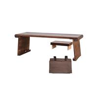 YCCHAH Meubles De Salon Table de Sol en Bois avec Meubles Anciens Chine, Chaise for Chambre d'amis Asiatique, à thé Traditionnelle Orientale Tables D'appoint Salon(Table Bench Bag)