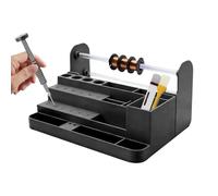 ycezw Porte-Tournevis | Compact Et Robuste Multi-Compartiments - Rack À Tournevis De Bureau | Pour Téléphones Tablettes Électronique Ordinateurs Outils Réparation Vis Puces Composants