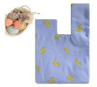 ycezw Sac fourre-Tout au Crochet, Sac à Tricoter pour Ranger Le Fil | Sac de Poignet pour Ranger Le Fil pour Crochet et Tricot | Sac Multi-usages pour Ranger Le Fil, Organisateur pour, Banane.,