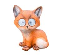 ycezw Statues d'animaux solaires - Statue Solaire d'ornements de Renard, lumière de Figurine d'extérieur | Sculptures d'animaux, Statues de Jardin à énergie Solaire pour Patio, arrière-Cour, pelouse,