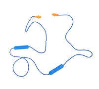 Yctze Bouchon d'oreille Bluetooth 5.3 avec Suppression du Bruit pour la sécurité Industrielle et Le Travail, écouteurs Tour de Cou Confortables, Matière Plastique, 1 Paire (Fil Bleu)