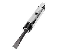 Yctze Burin Pneumatique à Pelle Pneumatique, Outil de Marteau en Alliage D'aluminium avec 3 Burins, Fréquence D'impact de 65 Hz, Poignée Droite de 4000 Tr/min pour