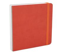 Yctze Carnet de Croquis Aquarelle, Bloc de Dessin, Papier de Peinture 30 Feuilles 300 g/m² 15 X 15 Cm avec Bande élastique, Idéal pour Dessiner, Concevoir et Illustrer (ORANGE)