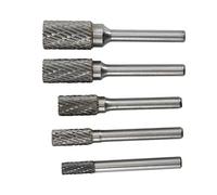 Yctze Double Cut Carbure Burrs Set de Limes Rotatives 6mm Shan Fraises de CoupeRotary Burr File Tool Rotary Burr File pour Meuler les Limes Rotatives Carbide Burrs Se