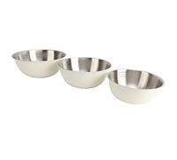 Yctze Ensemble de Bols à Mélanger en Acier Inoxydable - 3 Bols à Mélanger en Acier Inoxydable 304, Bassin à Salade de Cuisine Domestique, Cuisson, Pâte à Pétrir, Bol à œufs avec Balance - en Métal
