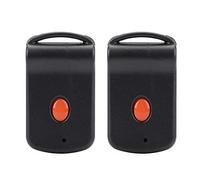 Yctze Lot de 2 Mini Ouvre-Porte de Garage émetteur Porte-clés Compatible avec MultiCode 1089 300 MHz 10 Commutateur Dip pour Systèmes D'alarme de Voiture de de Garage