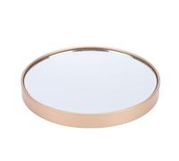 Yctze Miroir de Maquillage Grossissant 30x, Miroir de Courtoisie de Voyage à Ventouse Antidérapante, Grossissant de 8,8 Cm avec Construction en Verre, Idéal pour la Maison et Les Voyages (Champagne