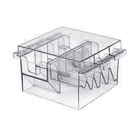 Yctze Organiseur en Plastique Durable pour Outils de Salon, Support pour Peigne de Tondeuse, équipement de Coiffure Professionnel, 14,5 X 12 X 8,5 Cm