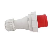 Yctze Prise Industrielle CEE Connecteur d'aviation à 5 Broches IP67 63A 220-415V Rouge pour une Utilisation en Extérieur