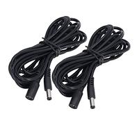 Yctze Rallonge de Lumière Solaire LED, 2 Pièces, 5.5x2.1mm, Câble de Connexion Universel DC pour Lampes Solaires et équipement de