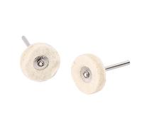 Yctze Roues de Polissage en Feutre de Laine de 25MM, Ensemble de Brosses Douces pour le Meulage de Bijoux en or et en Argent, 10 Pièces