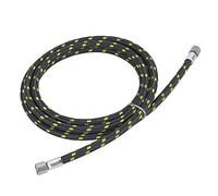 Yctze Tuyau d'air en Caoutchouc tressé 1/8x1.8M, pour Stylo Pulvérisateur, Connexion Aérographe Souple et Flexible, Adaptateur de Mini Compresseur