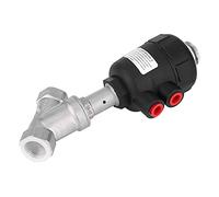 Yctze Vanne à Siège coudé à Commande Pneumatique en Acier Inoxydable avec Raccord fileté, Boîtier en Plastique épais, 3/4 Po DN20, Adaptée à la Vapeur - Vanne à Vapeur