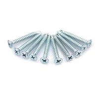 Yctze Vis Autoperceuse M4.2 avec Force de Maintien élevée (M4.2*19(50PCS)) | Matériau en fer zingué, conception à tête plate, facile à utiliser, fixation rapide