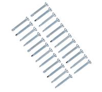 Yctze Vis Autoperceuse M4.2 avec Force de Maintien élevée (M4.2*38(50PCS)) | Matériau en fer zingué, conception à tête plate, facile à utiliser, fixation rapide