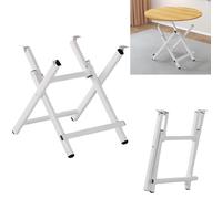 YCXHGK Pieds de Support pour Tables à Manger, 50cm 70cm Pied de Remplacement de Bureau, Pieds de Meubles pour Table Haute/Table de Camping(White,50cm/20in)
