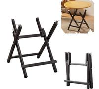 YCXHGK Pieds de Support pour Tables à Manger, 50cm 70cm Pied de Remplacement de Bureau, Pieds de Meubles pour Table Haute/Table de Camping(Black,70cm/28in)