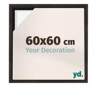 yd. Cadre flottant 60x60 cm Chene Fonce - Cadre pour toile - MDF Lyon | Cadre américaine pour toiles, Convient aux toiles jusqu'à 2 cm d'épaisseur, Sans fond ni verre, Made in Holland