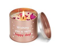 YD LIFE Bougie Parfumée à Lavande, Cadeau Fete Des Meres,9,15oz, Bougie Cadeau pour Fêtes et Anniversaires avec Cire de Soja Naturelle et Mèche en Coton Pur, 50 Heures de Combustion
