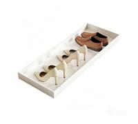 YDHFCD Tiroir de Plinthe Coulissant pour Rangement Chaussures | Avec Système à Ressort, Caché dans le Meuble, Accès Facile(White,86x31x4.2cm)