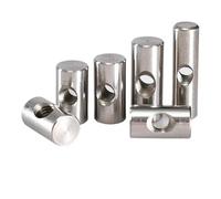 YDHSIKK Écrous cylindriques, Écrou de goupille de Baril en Acier Inoxydable M5x10-30mm, Paquet de 5 à 20 pièces for Meubles, Travail du Bois(M5x25 (5Pcs))