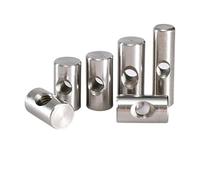 YDHSIKK Écrous cylindriques, Écrous de Baril de goupille d'acier Inoxydable for Le Travail du Bois de Meubles Plusieurs Tailles M4 M5 M6(M5x30 (5Pcs))
