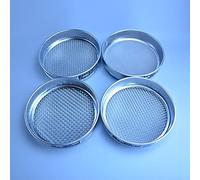 YDHSIKK Tamis horticole d'échantillonnage, Filet en Acier Inoxydable, diamètre 20cm, de 1 Maille à 30 Mailles, Corps chromé, Tamis Test Standard, Laboratoire, pièce(26Mesh(0.71mm))
