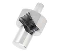 YDuupxe Chanfrein pour Trou de Butée D'établi, avec Tige Hexagonale | Pour établi, Travail du Bois, Acier allié, Tige Hexagonale Pour Perceuse, Chanfrein Lisse, ébavure et Biseaute, Durable et