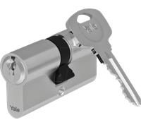 YE 05523540001 - Cylindre double 500 plus, 35/40, nickel satiné