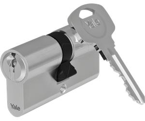 YE 05523540001 - Cylindre double 500 plus, 35/40, nickel satiné