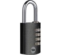 YE YE3CB381311BK - Cadenas à chiffres, aluminium, 4 rangées de chiffres, 38 mm