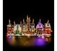 YEABRICKS Lampe LED pour Lego-76457 Harry Potter Hogsmeade Village - Édition Collector's Edition Blocs de construction (kit de construction non inclus)