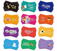Yeaqee Lot de 240 cartes de remerciement pour employés - Cartes de félicitations avec dos vierge de motivation et amusant pour les entreprises, les enseignants, les enfants et les étudiants
