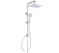 Yeaupe Pro Ensemble Colonne de Douche sans Mitigeur | Pommeau de Douche 30x20cm, Douchette à Main à 3 Modes, Flexible de Douche, Hauteur Réglable