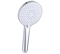YEAUPE PRO Pommeau de douche, rond, haute pression, avec 3 types de jet, diamètre : 120 mm, chromé