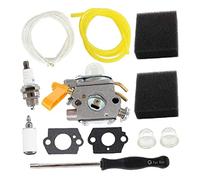 Yeaxxsqy Kit de carburateur 12 pièces Compatible avec Rbc30set Rlt30cet JCB Bc26 Lt26 Ht26, pièces de Rechange pour Tondeuse