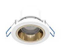 Eglo Spot LED encastrable connect.z Yebra-Z Ø 8,7 cm, ZigBee, Matter, app et commande vocale Alexa, blanc chaud-froid, RGB, dimmable, doré