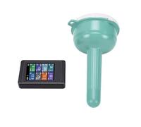 Yechiry Analyseur d'eau de Piscine Intelligent, 8 Métriques, Batterie | Boîtier ABS, Testeur Numérique, Détection PH et FAC, Application , Wi-Fi 2,4 GHz, Portée LoRa 300 M, pour Spas et Bains à