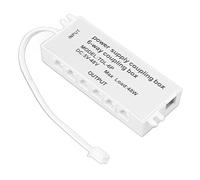Yechiry Boîte de Couplage D'alimentation CC à 6 Voies pour une Installation Efficace des Lumières LED, Conception Compacte, Boîte de Jonction D'alimentation 48W