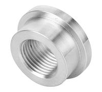 Yechiry Bouchon de Raccord à à Souder, Aluminium Léger, Remplacement Direct des Accessoires de Véhicule, adapté aux Amateurs de Voitures, Argent, 1 unité (3/8)
