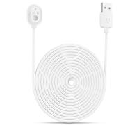 Yechiry Câble de Charge Magnétique pour Arlo Ultra 4K UHD - Cordon d'alimentation étanche 6M/9M pour la Maison et L'extérieur - Conception Blanche en PVC Flexible (6M)