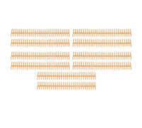 Yechiry Classeur à Peigne Durable en Plastique, 30 Anneaux, Dos de 19mm, 19mm, pour Carnets à Feuilles Mobiles, Rapports, 10 Pièces (ORANGE)