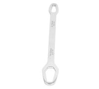 Yechiry ouble extrémité 8mm-22mm, Outil D'auto-serrage Multifonctionnel Durable pour L'entretien des Motos et des Voitures, Finition Chromée (SILVER)