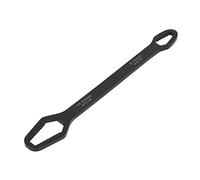 Yechiry ouble extrémité 8mm-22mm, Outil D'auto-serrage Multifonctionnel Durable pour L'entretien des Motos et des Voitures, Finition Chromée (BLACK)