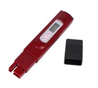 Yechiry Compteur TDS Numérique pour Eau Potable et Aquarium (rouge vif) | Testeur de qualité de l\'eau 0-9999 ppm avec maintien, arrêt automatique, interrupteur d\'unité de température, pour les