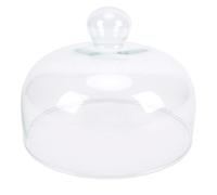 Yechiry Couvercle en Verre pour Gâteau avec Poignée, 21 Cm | Verre transparent, conception anti-poussière, grande capacité, parfait pour les bonbons, les fêtes