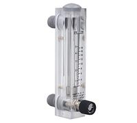 Yechiry Débitmètre de Liquide, Débitmètre de Fluide de Type Panneau Transparent en Acrylique, Précision Réglable de 0,5 à 5 GPM à 4 pour Cent pour le Contrôle du Débit D'eau Industriel