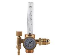 Yechiry Détendeur de Pression d'Argon, G5/8, Régulateur CGA580 | Manomètre à Double Échelle, Anti-Chute, Lecture Précise, Débitmètre à Gaz en Laiton, pour Machine à Souder TIG MIG